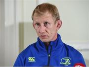 27 April 2017; Leo Cullen head coach of Leinster during a press conference at the RDS Arena in Ballsbridge, Dublin. Photo by Matt Browne/Sportsfile