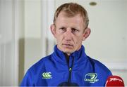 27 April 2017; Leo Cullen head coach of Leinster during a press conference at the RDS Arena in Ballsbridge, Dublin. Photo by Matt Browne/Sportsfile