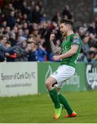 28 April 2017; Sean Maguire of Cork City celebrates after scoring his sides first goal during the SSE Airtricity League Premier Division match between Cork City and Bray Wanderers at Turner's Cross in Cork. Photo by Eóin Noonan/Sportsfile