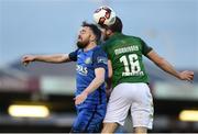 28 April 2017; Mark Salmon of Bray Wanderers in action against Gearóid Morrissey of Cork City during the SSE Airtricity League Premier Division match between Cork City and Bray Wanderers at Turner's Cross in Cork. Photo by Eóin Noonan/Sportsfile