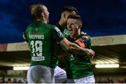 28 April 2017; John Dunleavy of Cork City celebrates with Karl Sheppard, left, after scoring his sides second goal during the SSE Airtricity League Premier Division match between Cork City and Bray Wanderers at Turner's Cross in Cork. Photo by Eóin Noonan/Sportsfile