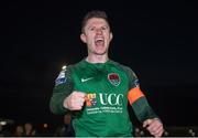 28 April 2017; John Dunleavy of Cork City celeberates after the SSE Airtricity League Premier Division match between Cork City and Bray Wanderers at Turner's Cross in Cork. Photo by Eóin Noonan/Sportsfile