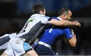 28 April 2017; Jamison Gibson-Park of Leinster is tackled by Tommy Seymour of Glasgow Warriors during the Guinness PRO12 Round 21 match between Leinster and Glasgow Warriors at the RDS Arena in Dublin. Photo by Stephen McCarthy/Sportsfile