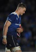28 April 2017; Josh van der Flier of Leinster leaves the pitch after the Guinness PRO12 Round 21 match between Leinster and Glasgow Warriors at the RDS Arena in Dublin. Photo by Brendan Moran/Sportsfile