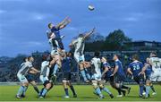 28 April 2017; Ross Molony of Leinster and Rob Harley of Glasgow Warriors contest a line out during the Guinness PRO12 Round 21 match between Leinster and Glasgow Warriors at the RDS Arena in Dublin. Photo by Sam Barnes/Sportsfile