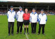 10 September 2011; Referee Tony Carroll with his umpires before the Bord Gais Energy GAA Hurling Under 21 All-Ireland 'A' Championship Final match between Galway and Dublin at Semple Stadium in Thurles, Tipperary. Photo by Ray McManus/Sportsfile
