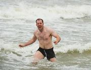 30 October 2011; Vice-captain Kieran McKeever enjoys a dip in the ocean as members of the Ireland International Rules Series 2011 team splash about on St Kilda Beach, Melbourne Bay, Australia. Picture credit: Ray McManus / SPORTSFILE