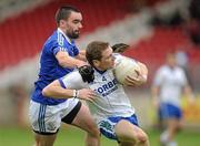 30 October 2011; Conor Wilkinson, Ballinderry Shamrocks, in action against Ryan McMenamin, Dromore St Dympna’s. AIB Ulster GAA Football Senior Club Championship Quarter-Final, Dromore St Dympna’s v Ballinderry Shamrocks, Healy Park, Omagh, Co. Tyrone. Picture credit: Pat Murphy / SPORTSFILE