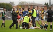 30 October 2011; A row breaks out between the players during the game. AIB Ulster GAA Football Senior Club Championship Quarter-Final, St. Galls v Crossmaglen Rangers, Casement Park, Belfast, Co. Antrim. Photo by Sportsfile