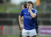 30 October 2011; Emmet O'Neill, Dromore St Dympna’s, shows his disappointment at the final whistle. AIB Ulster GAA Football Senior Club Championship Quarter-Final, Dromore St Dympna’s v Ballinderry Shamrocks, Healy Park, Omagh, Co. Tyrone. Picture credit: Pat Murphy / SPORTSFILE