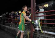 30 October 2011; Corofin captain Kieran Fitzgerald  at the end of the game. Galway County Senior Football Championship Final, Tuam Stars v Corofin, Tuam Stadium, Tuam, Co. Galway. Picture credit: David Maher / SPORTSFILE