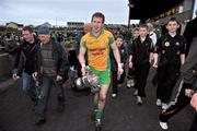 30 October 2011; Gary Sice, Corofin, makes his way back to the dressing rooms at the end of the game. Galway County Senior Football Championship Final, Tuam Stars v Corofin, Tuam Stadium, Tuam, Co. Galway. Picture credit: David Maher / SPORTSFILE