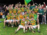 30 October 2011; Bennetsbridge players celebrate with the cup. Kilkenny County Minor Hurling Championship Final, Thomastown v Bennetsbridge, Nowlan Park, Kilkenny. Picture credit: Matt Browne / SPORTSFILE