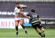 29 April 2017; Charles Piutau of Ulster is tackled by Kieron Fonotia of Ospreys during the Guinness PRO12 Round 21 match between Ospreys and Ulster at Liberty Stadium in Swansea, Wales. Photo by Ben Evans/Sportsfile