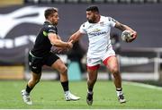 29 April 2017; Charles Piutau of Ulster takes on Rhys Webb of Ospreys during the Guinness PRO12 Round 21 match between Ospreys and Ulster at Liberty Stadium in Swansea, Wales. Photo by Ben Evans/Sportsfile