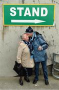29 April 2017; Dublin supporters Pauline and Vincent McHugh, from Ballyfermot, Dublin, prior to the EirGrid All-Ireland U21 Football Final match between Dublin and Galway at O'Connor Park in Tullamore, Dublin. Photo by Cody Glenn/Sportsfile