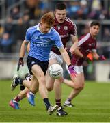 29 April 2017; Aaron Byrne of Dublin in action against Cein D'Arcy of Galway during the EirGrid All-Ireland U21 Football Final match between Dublin and Galway at O'Connor Park in Tullamore, Dublin. Photo by Ray McManus/Sportsfile