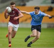 29 April 2017; Cillian McDaid of Galway in action against Cillian O'Shea of Dublin during the EirGrid All-Ireland U21 Football Final match between Dublin and Galway at O'Connor Park in Tullamore, Dublin. Photo by Cody Glenn/Sportsfile
