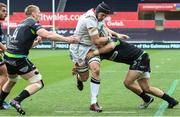 29 April 2017; Kieran Treadwell of Ulster in action during the Guinness PRO12 Round 21 match between Ospreys and Ulster at Liberty Stadium in Swansea, Wales. Photo by Gareth Everett/Sportsfile