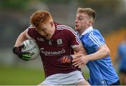 29 April 2017; Peter Cooke of Galway is tackled by Darragh Spillane of Dublin during the EirGrid All-Ireland U21 Football Final match between Dublin and Galway at O'Connor Park in Tullamore, Dublin. Photo by Cody Glenn/Sportsfile