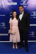 29 April 2017; On arrival at the Leinster Rugby Awards Ball were Leinster's Isa Nacewa with his wife Simone. The Awards, MC’d by Darragh Maloney, were a celebration of the 2016/17 Leinster Rugby season to date and over the course of the evening Leinster Rugby acknowledged the contributions of retirees Mike Ross, Eóin Reddan and Luke Fitzgerald as well as presenting Leinster Rugby caps to departees Bill Dardis, Hayden Triggs, Mike McCarthy, Zane Kirchner and Dominic Ryan. Former Leinster Rugby team doctor Professor Arthur Tanner was posthumously inducted into the Guinness Hall of Fame. Some of the Award winners on the night included; Gonzaga College (Deep River Rock School of the Year), David Hicks, De La Salle Palmerston (Beauchamps Contribution to Leinster Rugby Award), Clontarf FC (CityJet Senior Club of the Year), Coláiste Chill Mhantáin (Irish Independent Development School of the Year Award), Athy RFC (Bank of Ireland Junior Club of the Year). Clayton Hotel, Burlington Road, Dublin 4. Photo by Stephen McCarthy/Sportsfile