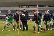 29 April 2017; Connacht head coach Pat Lam looks on as his team warm up ahead of the Guinness PRO12 Round 21 match between Connacht and Scarlets at The Sportsground in Galway. Photo by Diarmuid Greene/Sportsfile