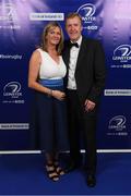 29 April 2017; On arrival at the Leinster Rugby Awards Ball were Evelyn and Andrew Owen. The Awards, MC’d by Darragh Maloney, were a celebration of the 2016/17 Leinster Rugby season to date and over the course of the evening Leinster Rugby acknowledged the contributions of retirees Mike Ross, Eóin Reddan and Luke Fitzgerald as well as presenting Leinster Rugby caps to departees Bill Dardis, Hayden Triggs, Mike McCarthy, Zane Kirchner and Dominic Ryan. Former Leinster Rugby team doctor Professor Arthur Tanner was posthumously inducted into the Guinness Hall of Fame. Some of the Award winners on the night included; Gonzaga College (Deep River Rock School of the Year), David Hicks, De La Salle Palmerston (Beauchamps Contribution to Leinster Rugby Award), Clontarf FC (CityJet Senior Club of the Year), Coláiste Chill Mhantáin (Irish Independent Development School of the Year Award), Athy RFC (Bank of Ireland Junior Club of the Year). Clayton Hotel, Burlington Road, Dublin 4. Photo by Stephen McCarthy/Sportsfile