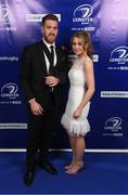 29 April 2017; On arrival at the Leinster Rugby Awards Ball were Leinster's Dominic Ryan with Kate Appleby. The Awards, MC’d by Darragh Maloney, were a celebration of the 2016/17 Leinster Rugby season to date and over the course of the evening Leinster Rugby acknowledged the contributions of retirees Mike Ross, Eóin Reddan and Luke Fitzgerald as well as presenting Leinster Rugby caps to departees Bill Dardis, Hayden Triggs, Mike McCarthy, Zane Kirchner and Dominic Ryan. Former Leinster Rugby team doctor Professor Arthur Tanner was posthumously inducted into the Guinness Hall of Fame. Some of the Award winners on the night included; Gonzaga College (Deep River Rock School of the Year), David Hicks, De La Salle Palmerston (Beauchamps Contribution to Leinster Rugby Award), Clontarf FC (CityJet Senior Club of the Year), Coláiste Chill Mhantáin (Irish Independent Development School of the Year Award), Athy RFC (Bank of Ireland Junior Club of the Year). Clayton Hotel, Burlington Road, Dublin 4. Photo by Stephen McCarthy/Sportsfile