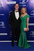 29 April 2017; On arrival at the Leinster Rugby Awards Ball were Leinster's Darragh Curley with Laura Higgins. The Awards, MC’d by Darragh Maloney, were a celebration of the 2016/17 Leinster Rugby season to date and over the course of the evening Leinster Rugby acknowledged the contributions of retirees Mike Ross, Eóin Reddan and Luke Fitzgerald as well as presenting Leinster Rugby caps to departees Bill Dardis, Hayden Triggs, Mike McCarthy, Zane Kirchner and Dominic Ryan. Former Leinster Rugby team doctor Professor Arthur Tanner was posthumously inducted into the Guinness Hall of Fame. Some of the Award winners on the night included; Gonzaga College (Deep River Rock School of the Year), David Hicks, De La Salle Palmerston (Beauchamps Contribution to Leinster Rugby Award), Clontarf FC (CityJet Senior Club of the Year), Coláiste Chill Mhantáin (Irish Independent Development School of the Year Award), Athy RFC (Bank of Ireland Junior Club of the Year). Clayton Hotel, Burlington Road, Dublin 4. Photo by Stephen McCarthy/Sportsfile