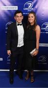 29 April 2017; On arrival at the Leinster Rugby Awards Ball were Leinster's Peter Tierney with Emily O'Shea. The Awards, MC’d by Darragh Maloney, were a celebration of the 2016/17 Leinster Rugby season to date and over the course of the evening Leinster Rugby acknowledged the contributions of retirees Mike Ross, Eóin Reddan and Luke Fitzgerald as well as presenting Leinster Rugby caps to departees Bill Dardis, Hayden Triggs, Mike McCarthy, Zane Kirchner and Dominic Ryan. Former Leinster Rugby team doctor Professor Arthur Tanner was posthumously inducted into the Guinness Hall of Fame. Some of the Award winners on the night included; Gonzaga College (Deep River Rock School of the Year), David Hicks, De La Salle Palmerston (Beauchamps Contribution to Leinster Rugby Award), Clontarf FC (CityJet Senior Club of the Year), Coláiste Chill Mhantáin (Irish Independent Development School of the Year Award), Athy RFC (Bank of Ireland Junior Club of the Year). Clayton Hotel, Burlington Road, Dublin 4. Photo by Stephen McCarthy/Sportsfile