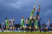 29 April 2017; Sean O’Brien of Connacht contests a lineout with Aaron Shingler of Scarlets of during the Guinness PRO12 Round 21 match between Connacht and Scarlets at The Sportsground in Galway. Photo by Diarmuid Greene/Sportsfile