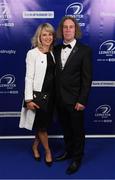 29 April 2017; On arrival at the Leinster Rugby Awards Ball were Andrea and Aidan Connolly. The Awards, MC’d by Darragh Maloney, were a celebration of the 2016/17 Leinster Rugby season to date and over the course of the evening Leinster Rugby acknowledged the contributions of retirees Mike Ross, Eóin Reddan and Luke Fitzgerald as well as presenting Leinster Rugby caps to departees Bill Dardis, Hayden Triggs, Mike McCarthy, Zane Kirchner and Dominic Ryan. Former Leinster Rugby team doctor Professor Arthur Tanner was posthumously inducted into the Guinness Hall of Fame. Some of the Award winners on the night included; Gonzaga College (Deep River Rock School of the Year), David Hicks, De La Salle Palmerston (Beauchamps Contribution to Leinster Rugby Award), Clontarf FC (CityJet Senior Club of the Year), Coláiste Chill Mhantáin (Irish Independent Development School of the Year Award), Athy RFC (Bank of Ireland Junior Club of the Year). Clayton Hotel, Burlington Road, Dublin 4. Photo by Stephen McCarthy/Sportsfile