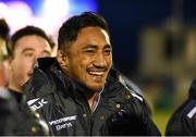 29 April 2017; Bundee Aki of Connacht after the Guinness PRO12 Round 21 match between Connacht and Scarlets at The Sportsground in Galway. Photo by Diarmuid Greene/Sportsfile