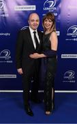 29 April 2017; On arrival at the Leinster Rugby Awards Ball were James Munnelly and Tracy Stewart. The Awards, MC’d by Darragh Maloney, were a celebration of the 2016/17 Leinster Rugby season to date and over the course of the evening Leinster Rugby acknowledged the contributions of retirees Mike Ross, Eóin Reddan and Luke Fitzgerald as well as presenting Leinster Rugby caps to departees Bill Dardis, Hayden Triggs, Mike McCarthy, Zane Kirchner and Dominic Ryan. Former Leinster Rugby team doctor Professor Arthur Tanner was posthumously inducted into the Guinness Hall of Fame. Some of the Award winners on the night included; Gonzaga College (Deep River Rock School of the Year), David Hicks, De La Salle Palmerston (Beauchamps Contribution to Leinster Rugby Award), Clontarf FC (CityJet Senior Club of the Year), Coláiste Chill Mhantáin (Irish Independent Development School of the Year Award), Athy RFC (Bank of Ireland Junior Club of the Year). Clayton Hotel, Burlington Road, Dublin 4. Photo by Stephen McCarthy/Sportsfile