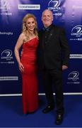 29 April 2017; On arrival at the Leinster Rugby Awards Ball were Sinéad Kelly and Jim Browne. The Awards, MC’d by Darragh Maloney, were a celebration of the 2016/17 Leinster Rugby season to date and over the course of the evening Leinster Rugby acknowledged the contributions of retirees Mike Ross, Eóin Reddan and Luke Fitzgerald as well as presenting Leinster Rugby caps to departees Bill Dardis, Hayden Triggs, Mike McCarthy, Zane Kirchner and Dominic Ryan. Former Leinster Rugby team doctor Professor Arthur Tanner was posthumously inducted into the Guinness Hall of Fame. Some of the Award winners on the night included; Gonzaga College (Deep River Rock School of the Year), David Hicks, De La Salle Palmerston (Beauchamps Contribution to Leinster Rugby Award), Clontarf FC (CityJet Senior Club of the Year), Coláiste Chill Mhantáin (Irish Independent Development School of the Year Award), Athy RFC (Bank of Ireland Junior Club of the Year). Clayton Hotel, Burlington Road, Dublin 4. Photo by Stephen McCarthy/Sportsfile