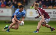 29 April 2017; Colm Basquel of Dublin in action against Liam Kelly of Galway during the EirGrid All-Ireland U21 Football Final match between Dublin and Galway at O'Connor Park in Tullamore, Dublin. Photo by Cody Glenn/Sportsfile