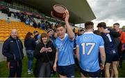 29 April 2017; Con O'Callaghan of Dublin celebrates following the EirGrid All-Ireland U21 Football Final match between Dublin and Galway at O'Connor Park in Tullamore, Dublin. Photo by Cody Glenn/Sportsfile