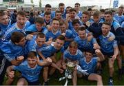 29 April 2017; Dublin players celebrate with the cup following the EirGrid All-Ireland U21 Football Final match between Dublin and Galway at O'Connor Park in Tullamore, Dublin. Photo by Cody Glenn/Sportsfile