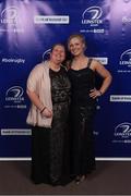 29 April 2017; OLSC Committee members, Rebecca Leggett, left, and Sharon Levy Valensi at the Leinster Rugby Awards Ball. The Awards, MC’d by Darragh Maloney, were a celebration of the 2016/17 Leinster Rugby season to date and over the course of the evening Leinster Rugby acknowledged the contributions of retirees Mike Ross, Eóin Reddan and Luke Fitzgerald as well as presenting Leinster Rugby caps to departees Bill Dardis, Hayden Triggs, Mike McCarthy, Zane Kirchner and Dominic Ryan. Former Leinster Rugby team doctor Professor Arthur Tanner was posthumously inducted into the Guinness Hall of Fame. Some of the Award winners on the night included; Gonzaga College (Deep River Rock School of the Year), David Hicks, De La Salle Palmerston (Beauchamps Contribution to Leinster Rugby Award), Clontarf FC (CityJet Senior Club of the Year), Coláiste Chill Mhantáin (Irish Independent Development School of the Year Award), Athy RFC (Bank of Ireland Junior Club of the Year). Professional award winners on the night included Laya Healthcare Young Player of the Year - Joey Carbery, Life Style Sports Supporters Player of the Year - Isa Nacewa, Canterbury Tackle of the Year – Isa Nacewa, Irish Independnet Try of the Year – Adam Byrne and Bank of Ireland Players’ Player of the Year – Luke McGrath. Clayton Hotel, Burlington Road, Dublin 4. Photo by Stephen McCarthy/Sportsfile