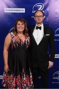 29 April 2017; On arrival at the Leinster Rugby Awards Ball were Orlagh Ní Chorcorain and Kevin Murphy. The Awards, MC’d by Darragh Maloney, were a celebration of the 2016/17 Leinster Rugby season to date and over the course of the evening Leinster Rugby acknowledged the contributions of retirees Mike Ross, Eóin Reddan and Luke Fitzgerald as well as presenting Leinster Rugby caps to departees Bill Dardis, Hayden Triggs, Mike McCarthy, Zane Kirchner and Dominic Ryan. Former Leinster Rugby team doctor Professor Arthur Tanner was posthumously inducted into the Guinness Hall of Fame. Some of the Award winners on the night included; Gonzaga College (Deep River Rock School of the Year), David Hicks, De La Salle Palmerston (Beauchamps Contribution to Leinster Rugby Award), Clontarf FC (CityJet Senior Club of the Year), Coláiste Chill Mhantáin (Irish Independent Development School of the Year Award), Athy RFC (Bank of Ireland Junior Club of the Year). Clayton Hotel, Burlington Road, Dublin 4. Photo by Stephen McCarthy/Sportsfile