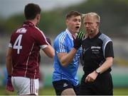 29 April 2017; Con O'Callaghan of Dublin appeals to referee Ciarán Branagan during the EirGrid All-Ireland U21 Football Final match between Dublin and Galway at O'Connor Park in Tullamore, Dublin. Photo by Cody Glenn/Sportsfile