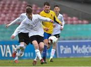 29 April 2017; Ban Daly of Tramore AFC in action against Carrigaline United AFC during the FAI Umbro U17 Challenge cup final match between Carrigaline United AFC and Tramore AFC at Turners Cross in Cork. Photo by Matt Browne/Sportsfile