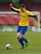 29 April 2017; David Crotty of Carrigaline United AFC during the FAI Umbro U17 Challenge cup final match between Carrigaline United AFC and Tramore AFC at Turners Cross in Cork. Photo by Matt Browne/Sportsfile
