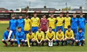 29 April 2017; The Carrigaline United AFC Squad before the FAI Umbro U17 Challenge cup final match between Carrigaline United AFC and Tramore AFC at Turners Cross in Cork. Photo by Matt Browne/Sportsfile