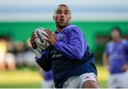 29 April 2017; Simon Zebo of Munster warms up prior to the Guinness PRO12 Round 21 match between Benetton Treviso and Munster at Stadio Monigo in Treviso, Italy. Photo by Roberto Bregani/Sportsfile