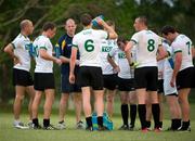 31 October 2011; Ireland manager Anthony Tohill speaks to his players during a training session in advance of the 2nd International Rules Series 2011 Test, Royal Pines Resort, Gold Coast, Australia. Picture credit: Ray McManus / SPORTSFILE