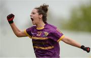 30 April 2017; Aisling Murphy of Wexford celebrates scoring her side's second goal during the Lidl Ladies Football National League Div 3 Final match between Tipperary and Wexford at the Clane Grounds in Kildare.  Photo by Piaras Ó Mídheach/Sportsfile