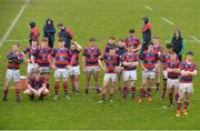 30 April 2017; Clontarf players dejected following the McCorry Cup Final between UCD and Clontarf at St. Mary's RFC in Dublin. Photo by Sam Barnes/Sportsfile