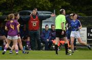 30 April 2017; Wexford manager Anthony Masterson during the Lidl Ladies Football National League Div 3 Final match between Tipperary and Wexford at the Clane Grounds in Kildare.  Photo by Piaras Ó Mídheach/Sportsfile