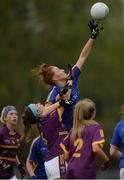 30 April 2017; Aishling Moloney of Tipperary in action against Róisín Murphy of Wexford during the Lidl Ladies Football National League Div 3 Final match between Tipperary and Wexford at the Clane Grounds in Kildare.  Photo by Piaras Ó Mídheach/Sportsfile